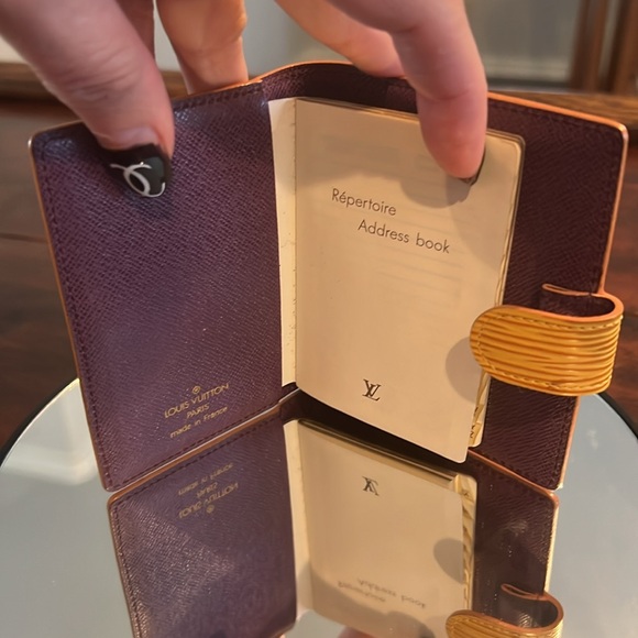 Louis Vuitton Epi Mini Agenda Cover Yellow & Purple - Picture 8 of 13